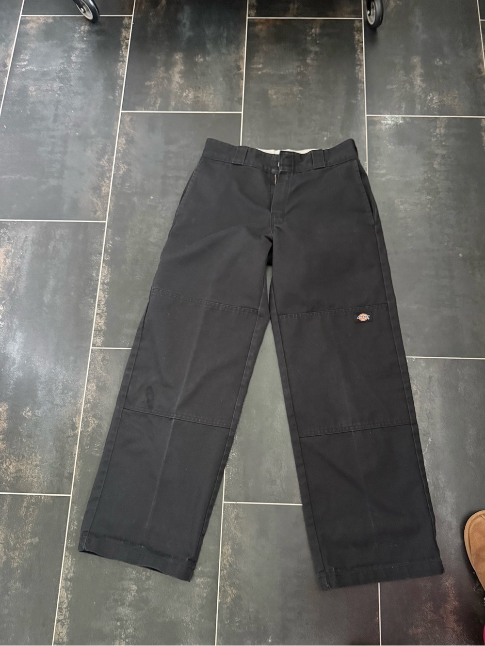 Dickies Men’s Black Cargo Work Pants size 28x30